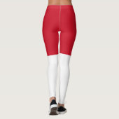 Monaco-vlag Leggings (Achterkant)