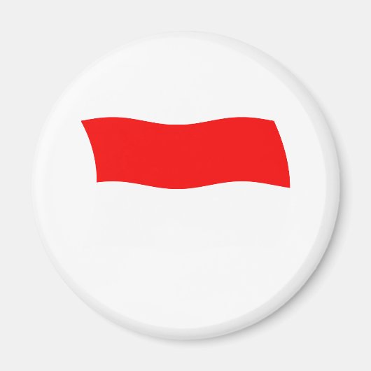 Monaco Vlag Magneet (Voorkant)