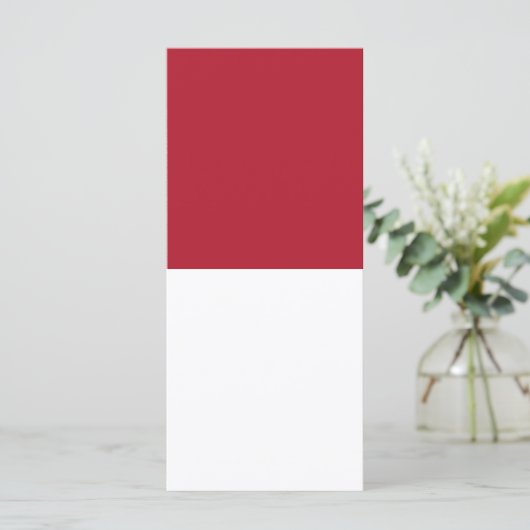 Monaco vlag menu (Staand voorkant)