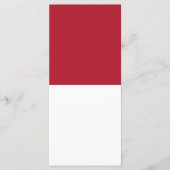 Monaco vlag menu (Voorkant)