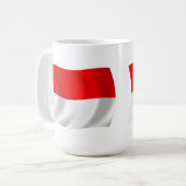 Monaco Vlag Mok (Voorkant links)