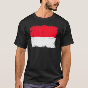 Monaco Vlag Monacan Independence Day T-shirt
