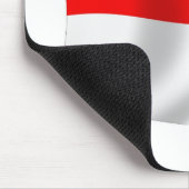 Monaco Vlag Muismat (Hoek)