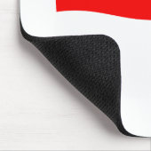 Monaco Vlag Muismat (Hoek)