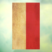 Monaco vlag ontwerp raamsticker (Vel 3)