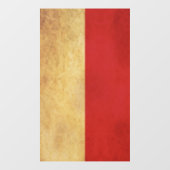 Monaco vlag ontwerp raamsticker (Vel)