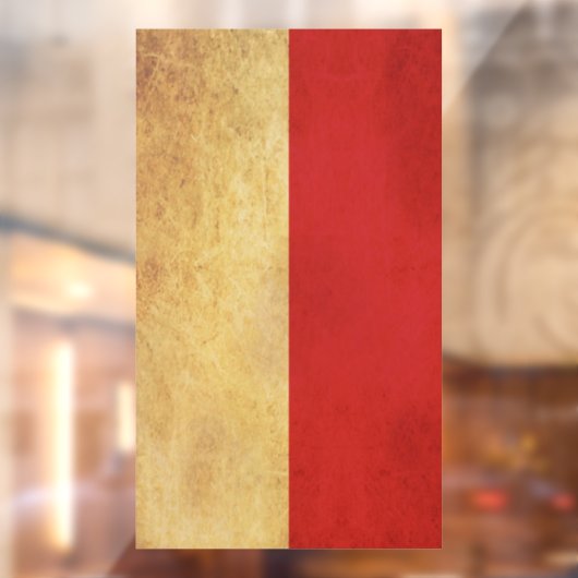 Monaco vlag ontwerp raamsticker (Vel 2)