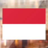Monaco-vlag op maat gesneden  raamsticker (Vel 2)