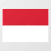 Monaco-vlag op maat gesneden  raamsticker (Vel)