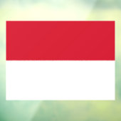 Monaco-vlag op maat gesneden  raamsticker (Vel 3)