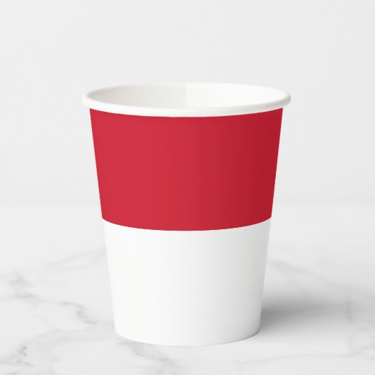 Monaco-vlag Papieren Bekers (Links)