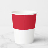 Monaco-vlag Papieren Bekers (Rechts)