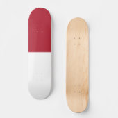 Monaco vlag persoonlijk skateboard (Voorkant)