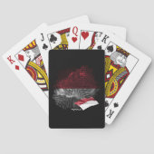 Monaco vlag pokerkaarten (Achterkant)