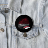 Monaco vlag ronde button 7,6 cm (In situ)