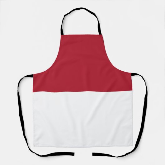 Monaco vlag schort (Voorkant)