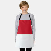 Monaco-vlag Schort (Gedragen)