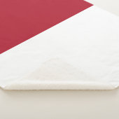 Monaco vlag sherpa deken (3/4)
