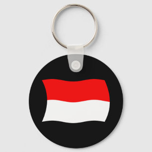 Monaco Vlag Sleutelhanger