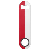 Monaco-vlag Speed Flessenopener (Achterkant)