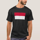 Monaco vlag T Shirt (Voorkant)