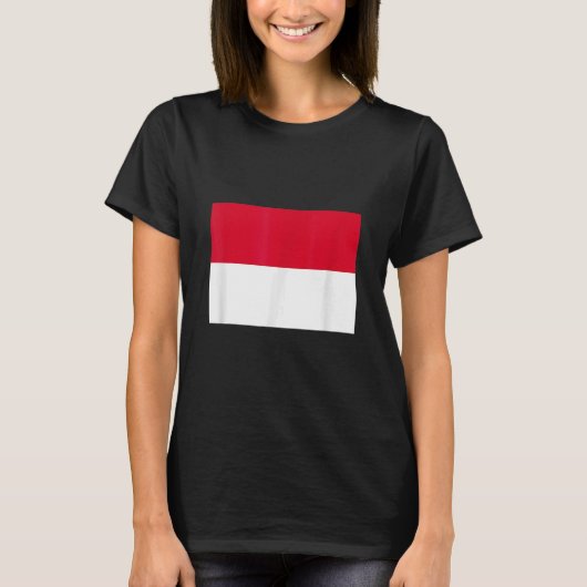 Monaco vlag t-shirt (Voorkant)