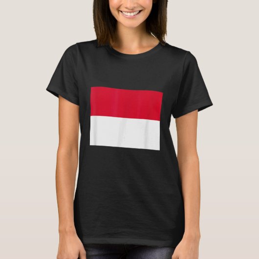 Monaco vlag t-shirt (Voorkant)