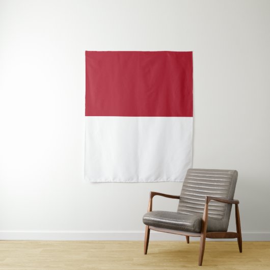 Monaco vlag wandkleed (In situ)