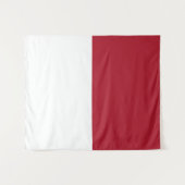 Monaco vlag wandkleed (Voorkant (horizontaal))