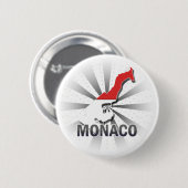 Monaco-vlagplattegrond 2.0 ronde button 5,7 cm (Voorkant /achterkant)