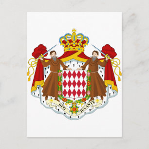 Monaco Wapenmunt Briefkaart