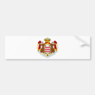 Monaco Wapenmunt Bumpersticker