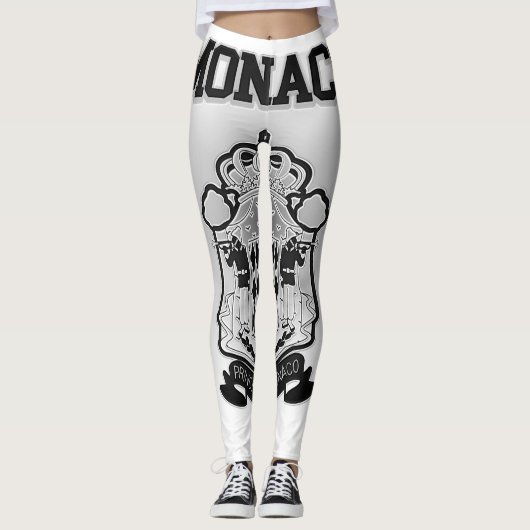 Monaco Wapenmunt Leggings (Voorkant)