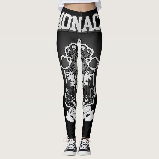 Monaco Wapenmunt Leggings (Voorkant)