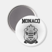 Monaco Wapenmunt Magneet (Voorkant / Achterkant)