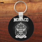 Monaco Wapenmunt Sleutelhanger (Voorkant)