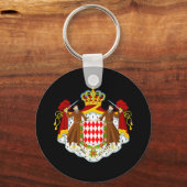 Monaco Wapenmunt Sleutelhanger (Voorkant)