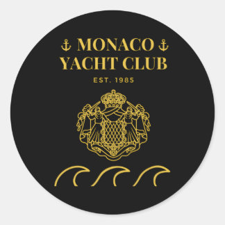 Monaco Yacht Ronde Sticker