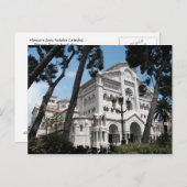Monaco's Sint-Nicolaas kathedraal Briefkaart (Voorkant / Achterkant)