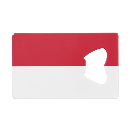 Monacovlag Creditkaart Flessenopener (Voorkant (Horizontaal))