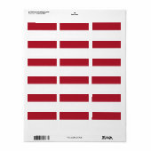 Monacovlag Etiket (Full Sheet)