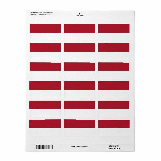 Monacovlag Etiket (Full Sheet)