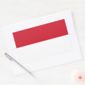 Monacovlag Rechthoekige Sticker (Envelop)