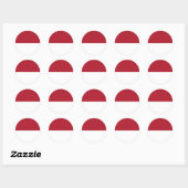 Monacovlag Ronde Sticker (Vel)