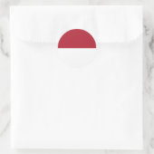 Monacovlag Ronde Sticker (Tas)