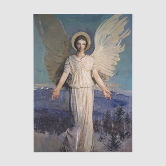 Monadnock Angel by Abbott Handerson Thayer Tissuepapier (Voorkant)