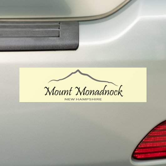 Monadnock Bumpersticker (Op auto)