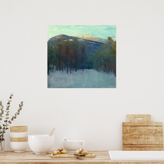 Monadnock monteren - Abbott Thayer Fine Art Poster (Keuken)