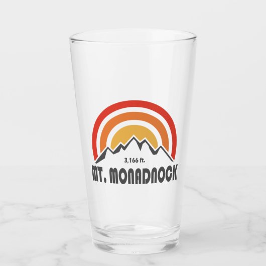 Monadnock New Hampshire Glas (Voorkant)