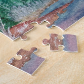 Monadnock New Hampshire - Waterverf in de bergen Legpuzzel (Zijkant)